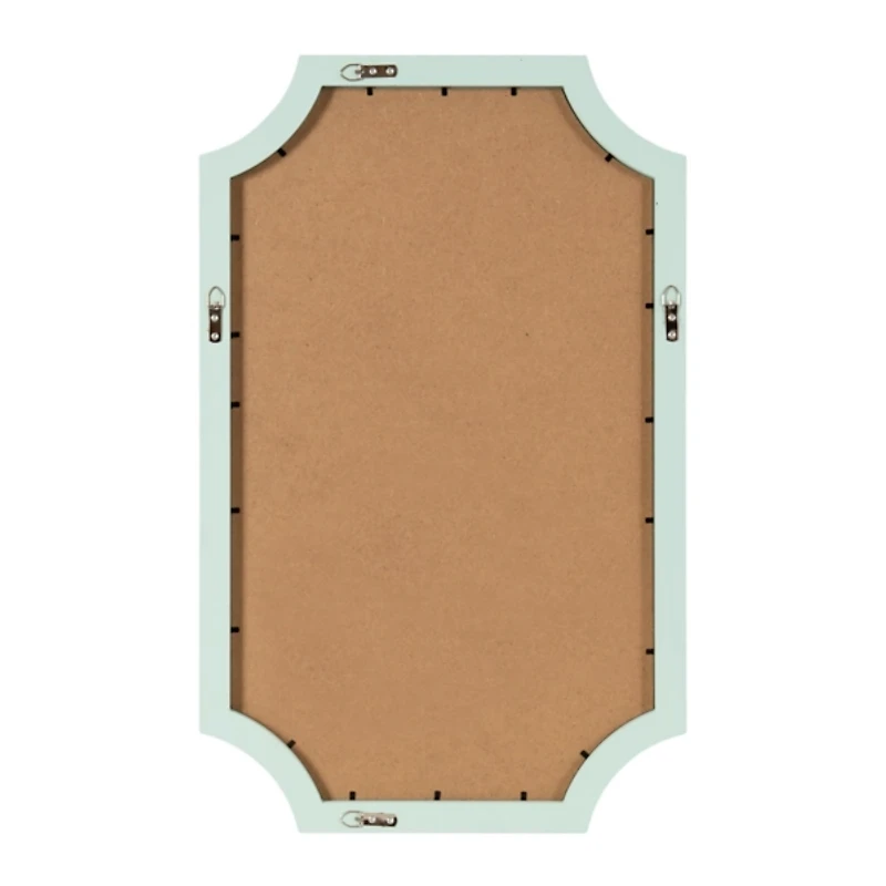 Seafoam Green Scalloped Magnetic Dry Erase Board