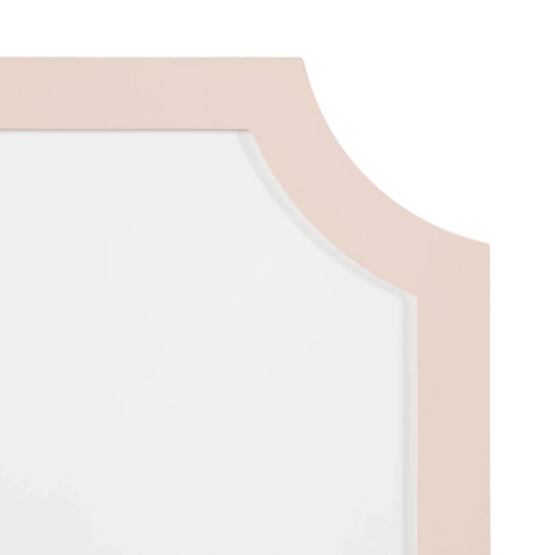 Pink Scalloped Magnetic Dry Erase Board