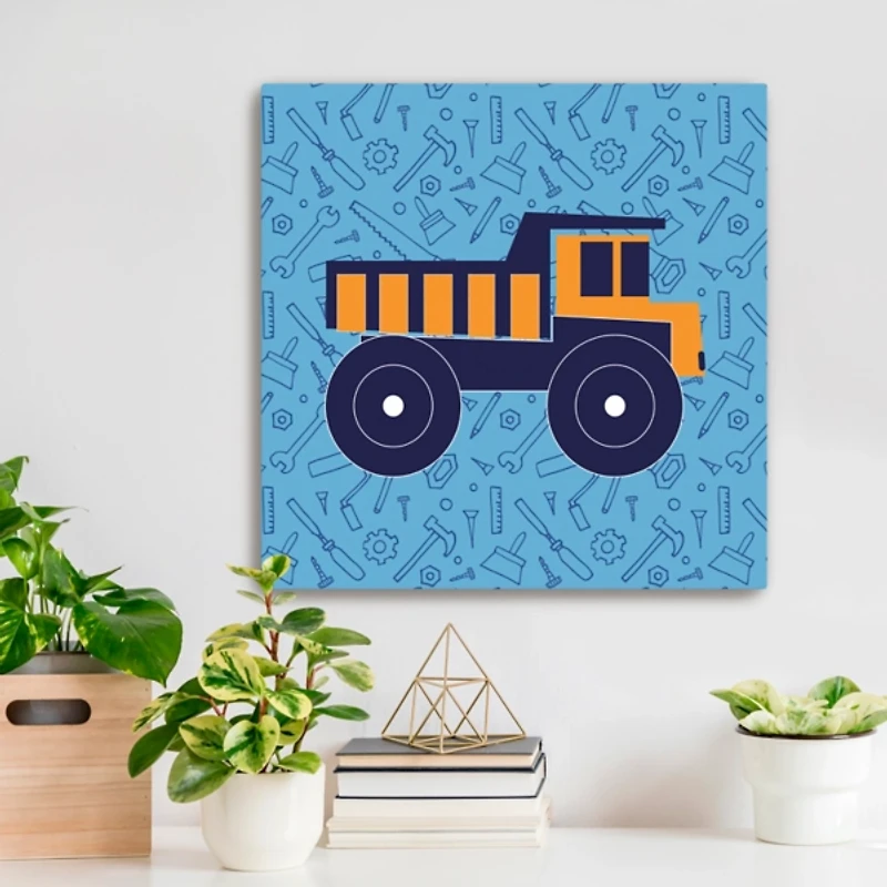 Builder Kids Canvas Art Print, 20x20