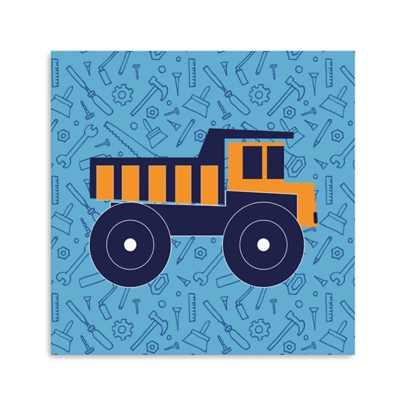 Builder Kids Canvas Art Print, 20x20
