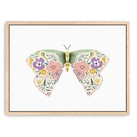 Marigold Moth Kids Framed Canvas Art Print