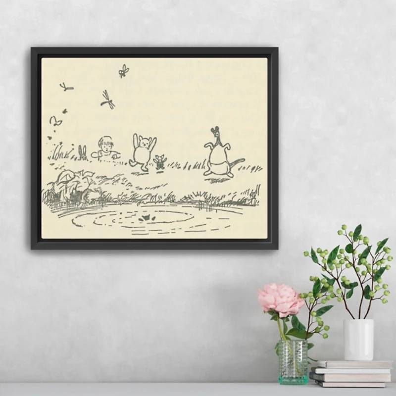 Roos Fallen Framed Canvas Art Print, 22x18