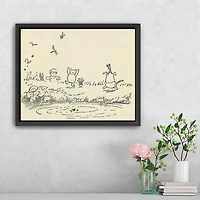 Roos Fallen Framed Canvas Art Print, 22x18