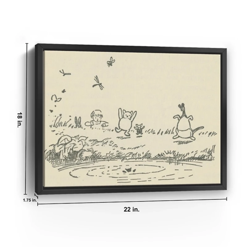 Roos Fallen Framed Canvas Art Print, 22x18