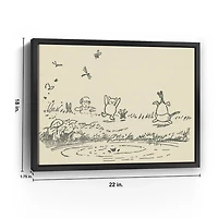 Roos Fallen Framed Canvas Art Print, 22x18