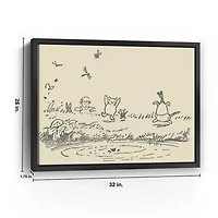 Roos Fallen Framed Canvas Art Print, 32x26