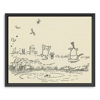 Roos Fallen Framed Canvas Art Print, 32x26