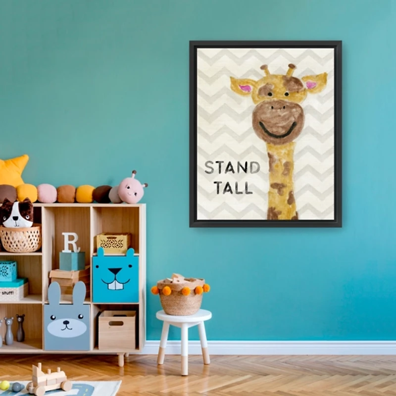 Stand Tall Kids Framed Canvas Art Print, 26x32