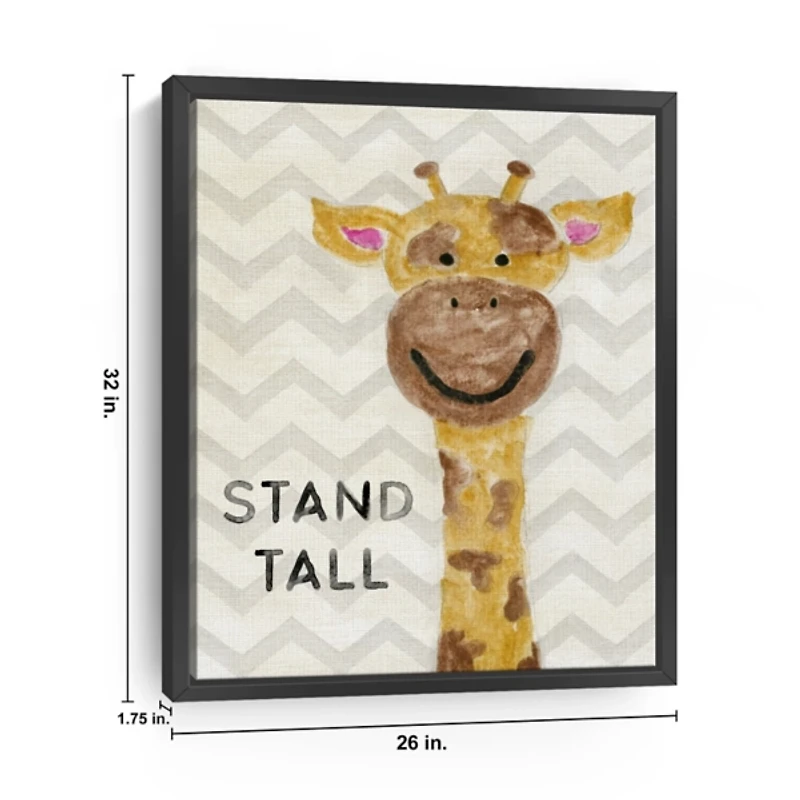 Stand Tall Kids Framed Canvas Art Print, 26x32