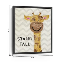 Stand Tall Kids Framed Canvas Art Print, 26x32