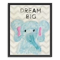 Dream Big Kids Framed Canvas Art Print, 26x32
