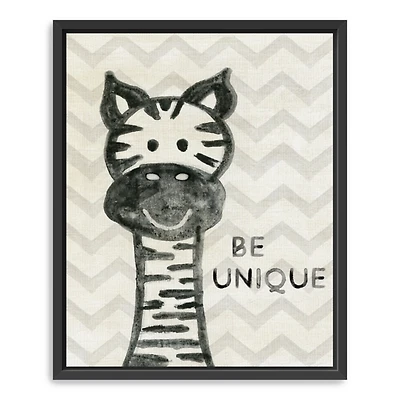 Be Unique Kids Framed Canvas Art Print, 26x32