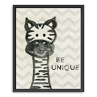 Be Unique Kids Framed Canvas Art Print, 26x32