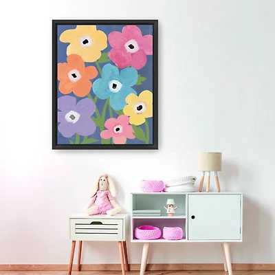 Flower Market Bunch Framed Canvas Art Print, 26x32