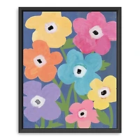 Flower Market Bunch Framed Canvas Art Print, 26x32