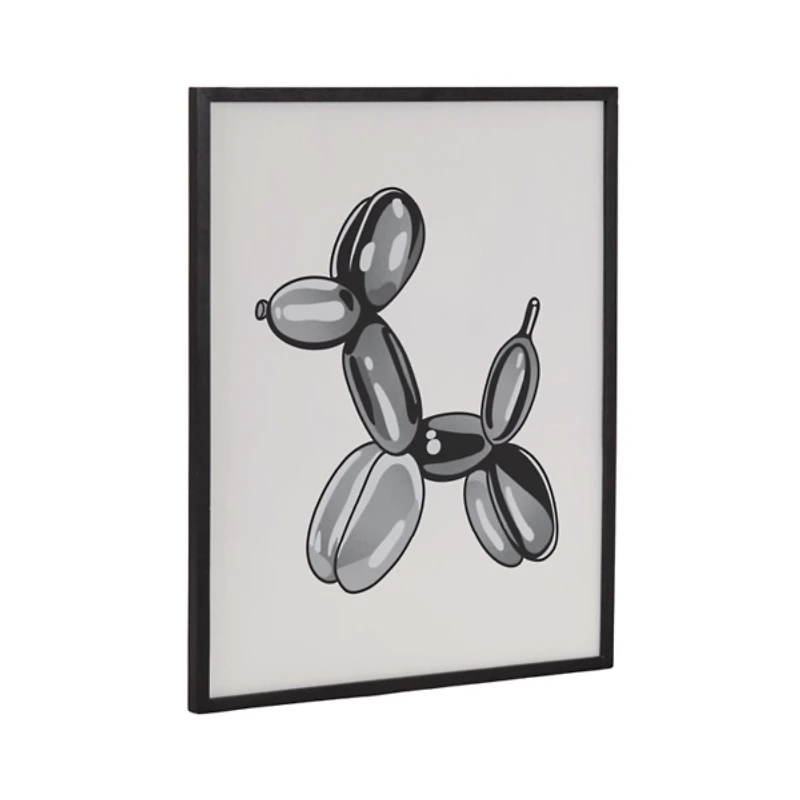 Dog Balloon Animal Framed Art Print
