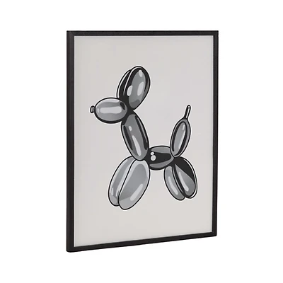 Dog Balloon Animal Framed Art Print