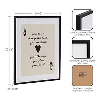 Ace of Hearts Framed Art Print, 16x20