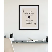 Ace of Hearts Framed Art Print, 16x20