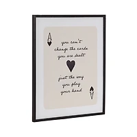 Ace of Hearts Framed Art Print, 16x20