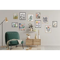 Maximalist Flower Vase Framed Art Print