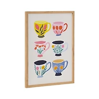 Botanical Coffee Shop Framed Art Print