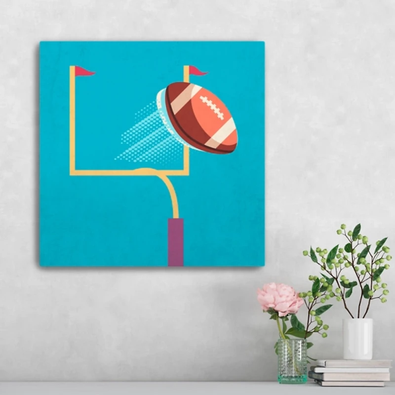 Blue Goal Getters Kids Canvas Art Print, 20x20