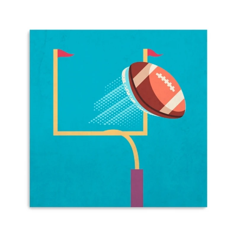 Blue Goal Getters Kids Canvas Art Print, 20x20