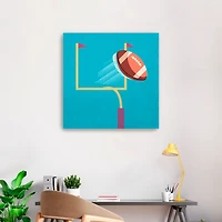 Blue Goal Getters Kids Canvas Art Print, 30x30