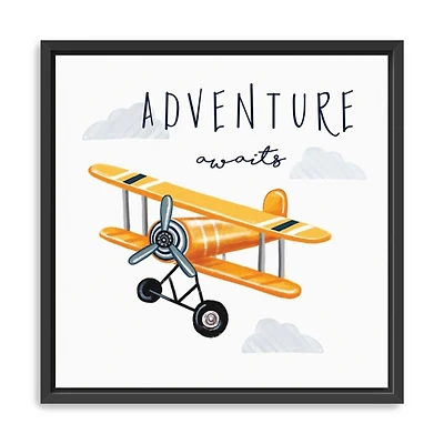 Adventure Awaits Framed Canvas Art Print