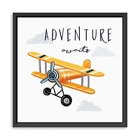 Adventure Awaits Framed Canvas Art Print