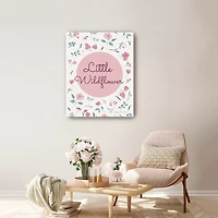 Little Wildflower Garden Canvas Art Print