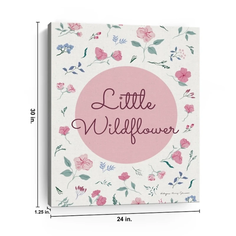 Little Wildflower Garden Canvas Art Print