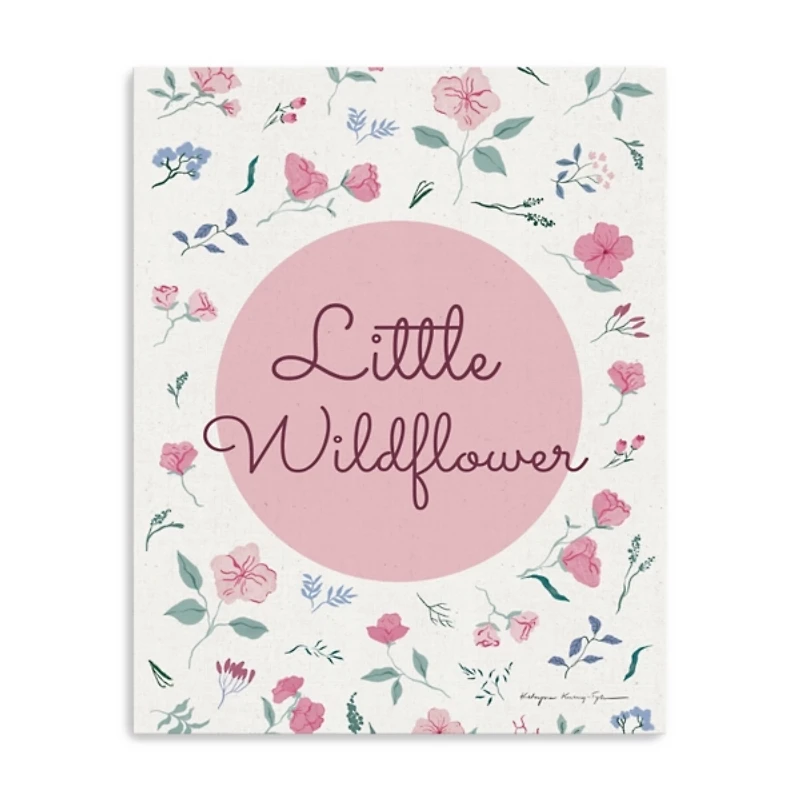 Little Wildflower Garden Canvas Art Print