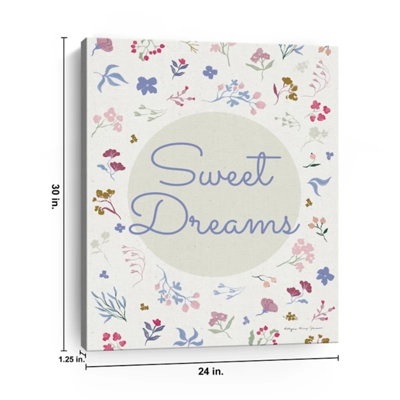 Sweet Dreams Garden Canvas Art Print
