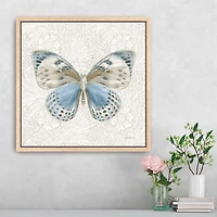 Botanical Butterfly II Framed Canvas Art Print