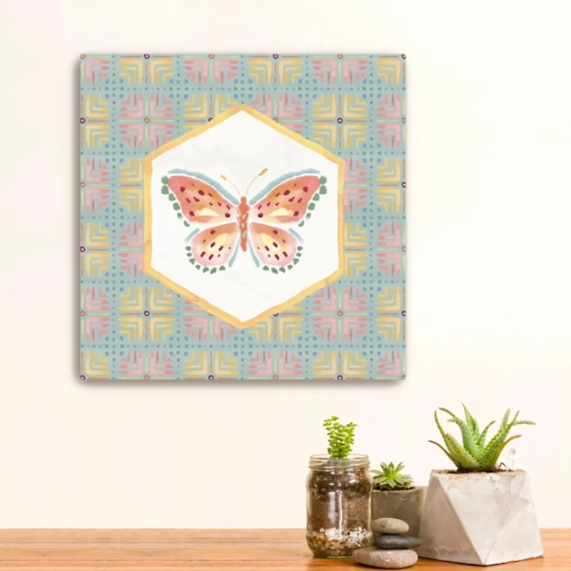 Wings and Things Butterfly Canvas Art Print