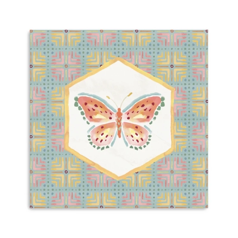 Wings and Things Butterfly Canvas Art Print