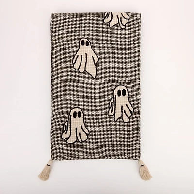 Embroidered Ghosts Halloween Table Runner