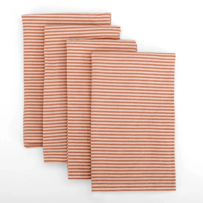 Spice Bea Stripe Napkins, Set of 4