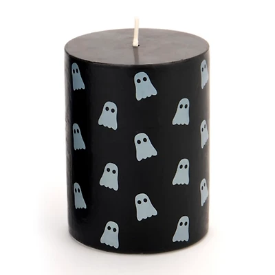 Ghost Pillar Candle