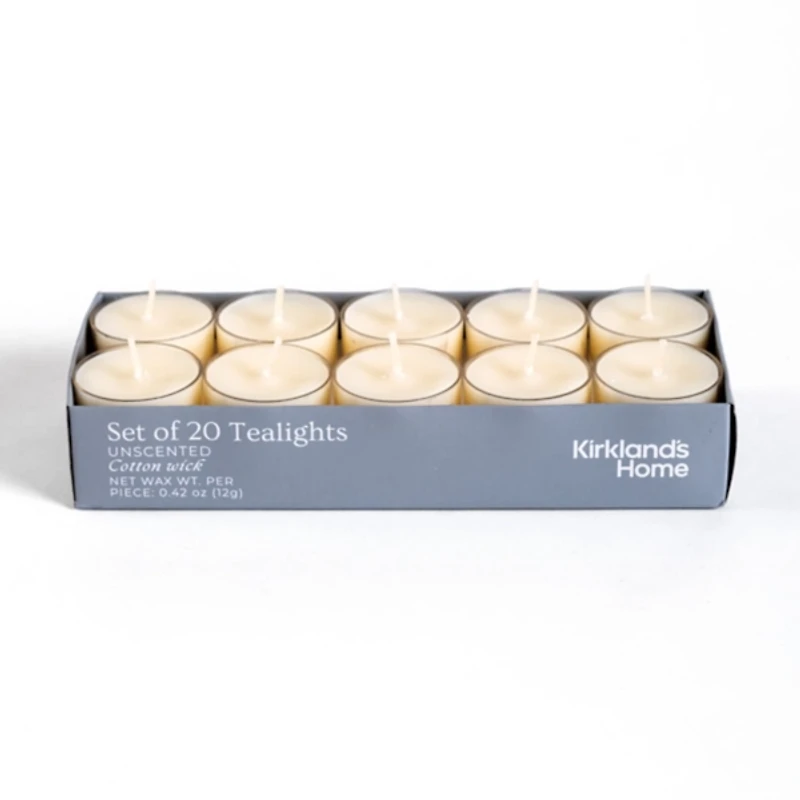 Ivory Tealights 20-pc. Set