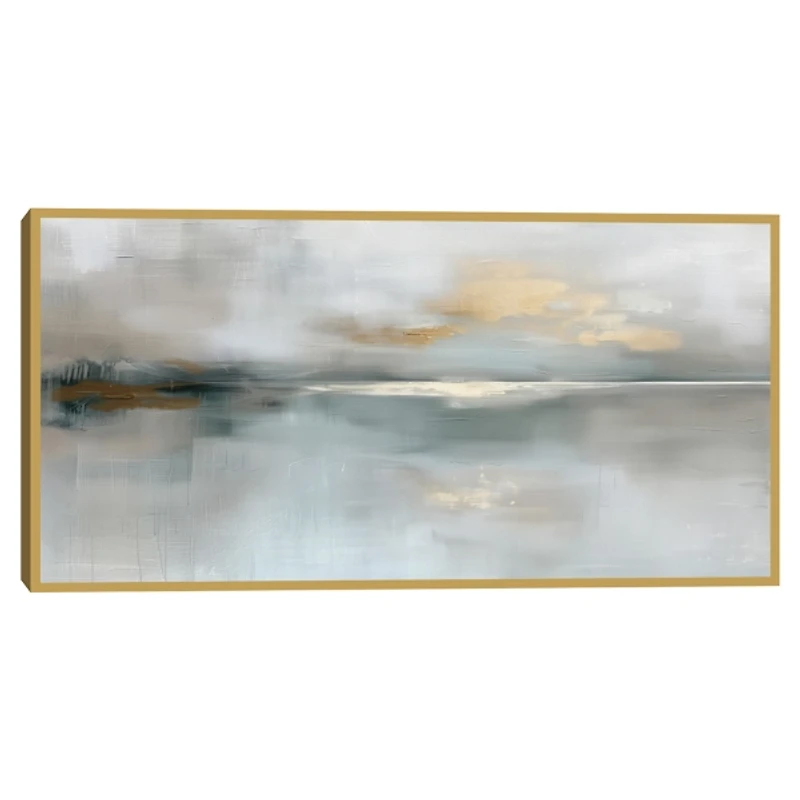 Morning Light Landscape II Framed Canvas Art Print