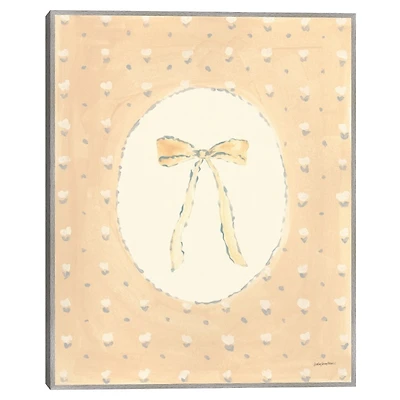 Tied Up With a Bow Framed Canvas Art Print