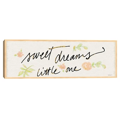 Sweet Dreams Little One Framed Canvas Art Print