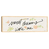 Sweet Dreams Little One Framed Canvas Art Print