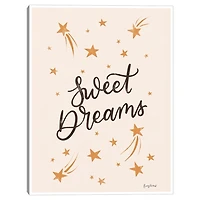 Sweet Dreams Kids Framed Canvas Art Print