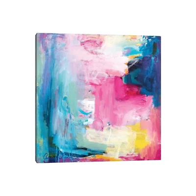 Abstract Vibrant Colors Canvas Art Print