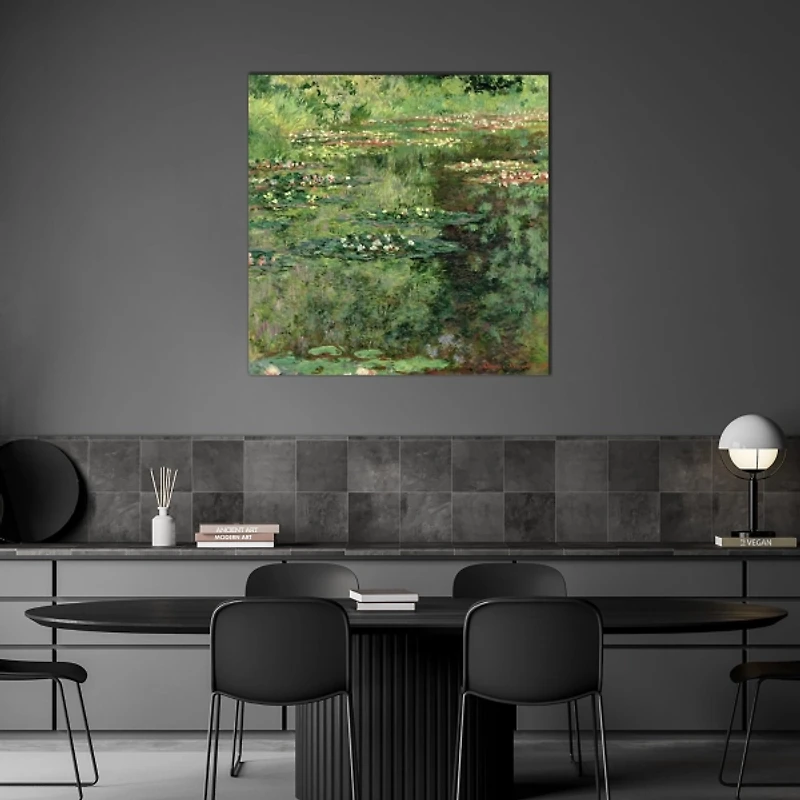 The Waterlily Pond Canvas Art Print