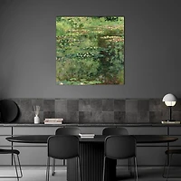 The Waterlily Pond Canvas Art Print